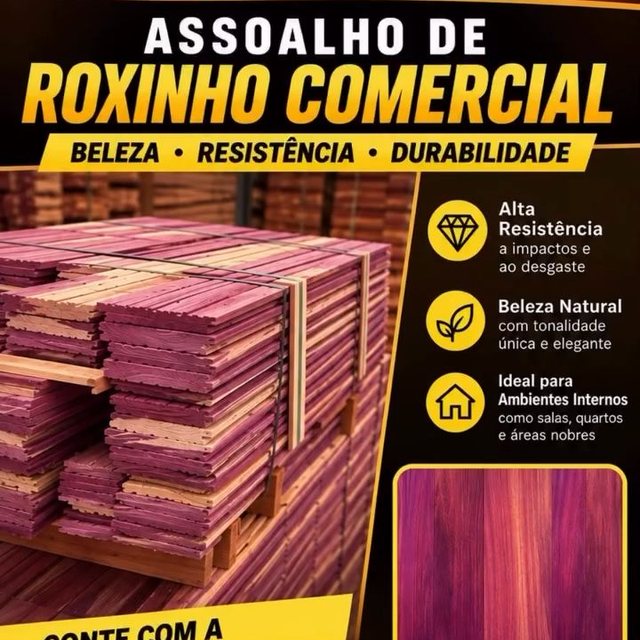Reel: Assoalho de roxinho comercial